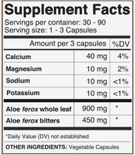 Load image into Gallery viewer, Fiber Bitter Vegetable Capsules  Herbal SupplementAloe Ferox 
